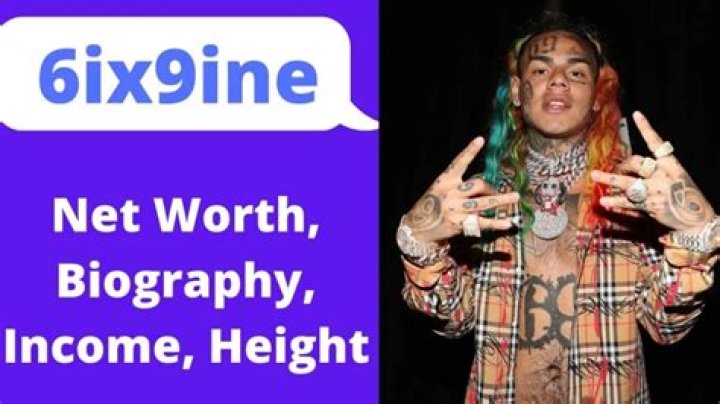 6ix9ine’s biography, net worth, fact, career, awards and life story