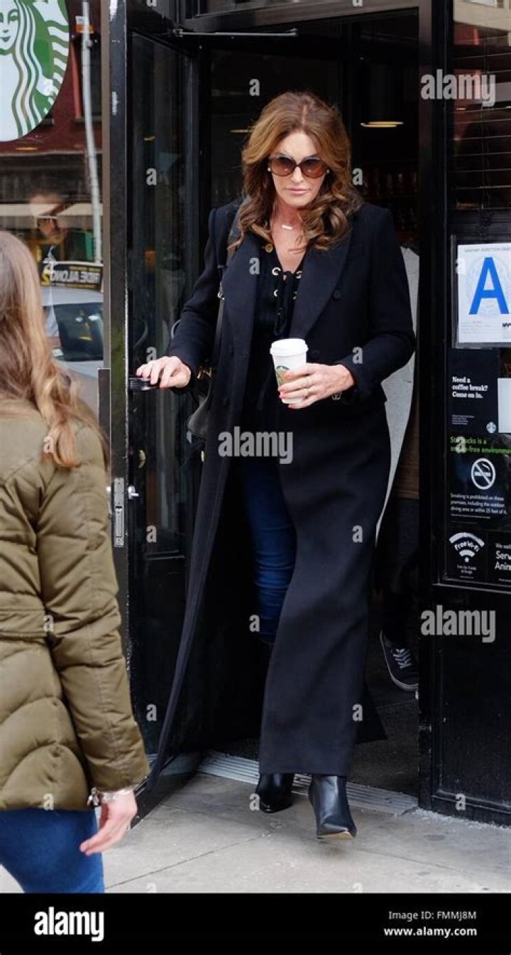 Caitlyn Jenner Stops By Starbucks In NYC