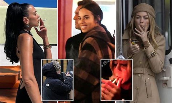 Celebrities who love to smoke