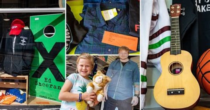 Ed Sheeran Donates a Bunch of Clothes to Charity