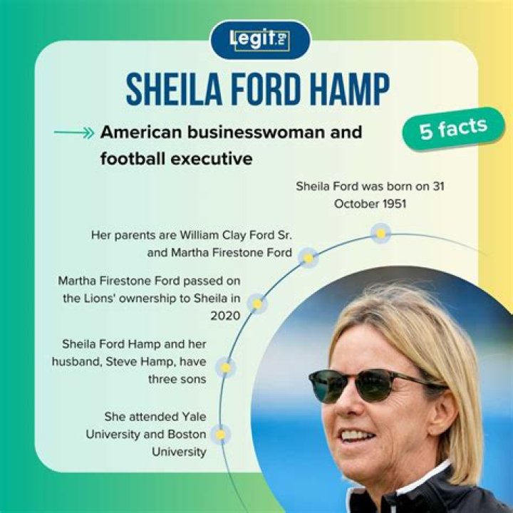 Fame | Sheila Ford Hamp net worth and salary income estimation Apr, 2024