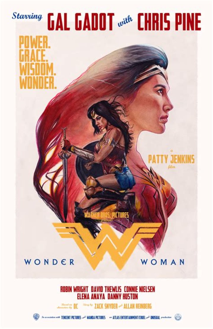 Gal Gadot reveals new Wonder Woman poster