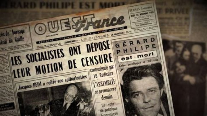 Gerard Philipe Cause Mort