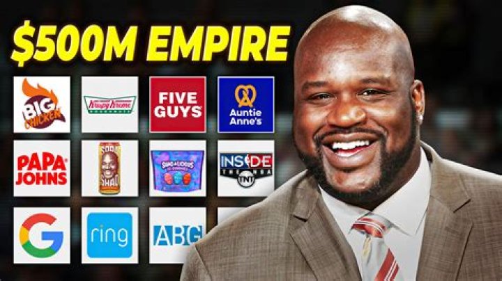 Is Shaq owner of 5 guys? What 50 brands does Shaq own? How many Papa John’s does Shaq own?