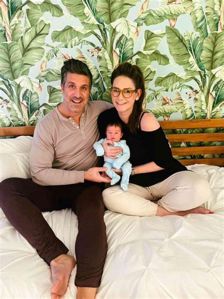 Jessica Tarlov ,Brian McKenna and their baby
