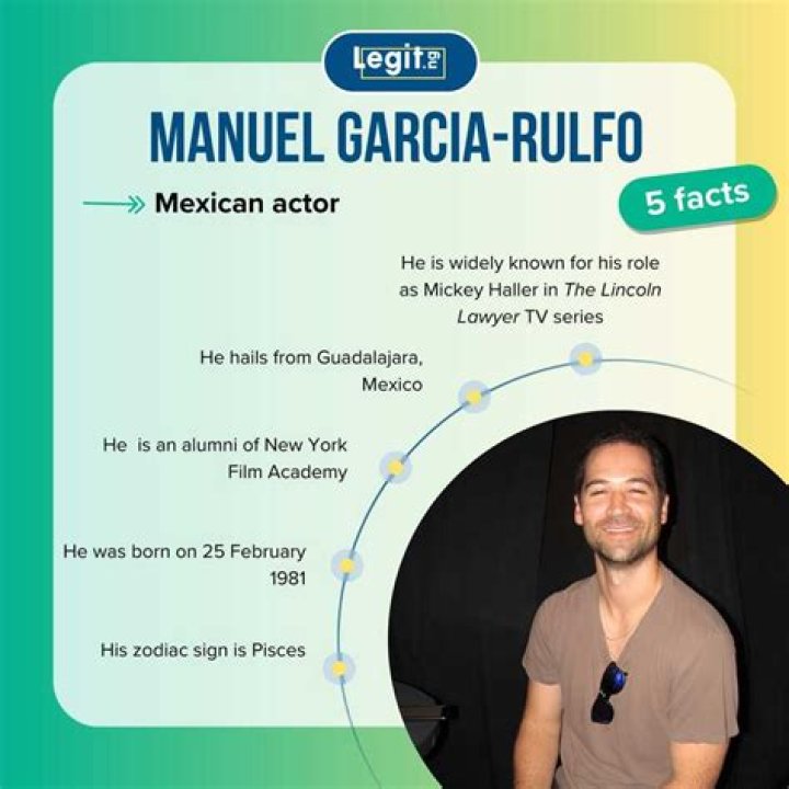 Manuel García-Rulfo Net Worth, Age, Height, Bio, Birthday, Wiki!