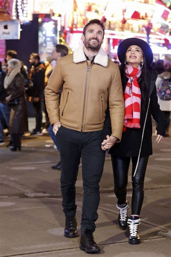 Matt Terry and Nicole Scherzinger Visit Winter Wonderland