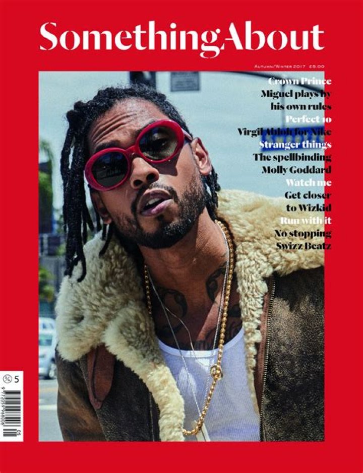Miguel covers Something About Magazine