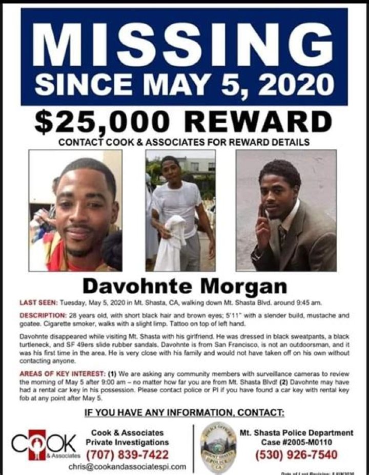 Mt Shasta Davohnte Morgan Girlfriend Name: Is She The Suspect For The Missing Case?