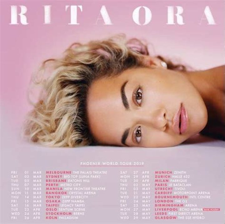 Rita Ora Announces 2019 Phoenix Tour Dates