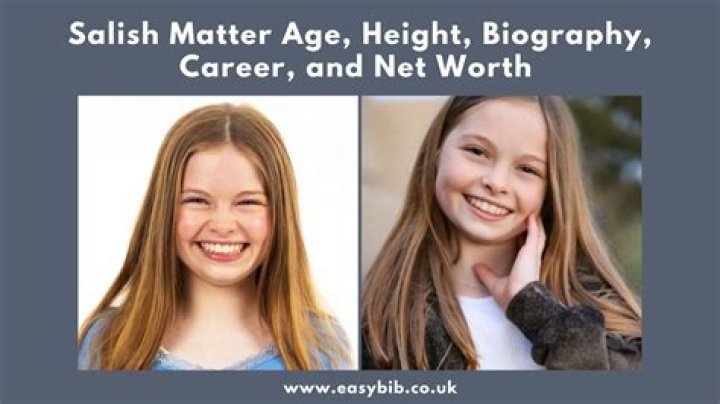 Salish Matter – Wiki, Bio, Age, Height, Net Worth, Parents