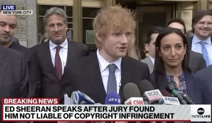 Settlement determined in Ed Sheeran copyright lawsuit