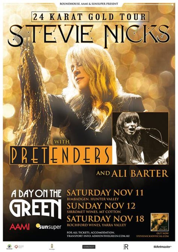Stevie Nicks Announces Tour with The Pretenders