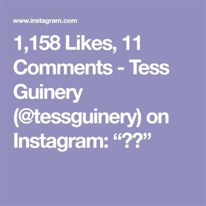Tess Guinery’s Boyfriend: Who is Tess Guinery Dating?
