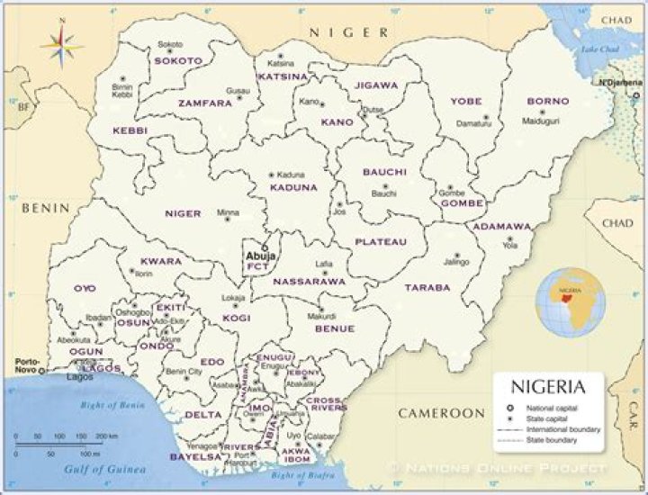 The highest landforms in Nigeria are developed on?