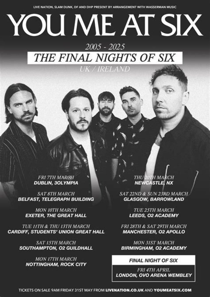 You Me At Six Announce In-Store Signings